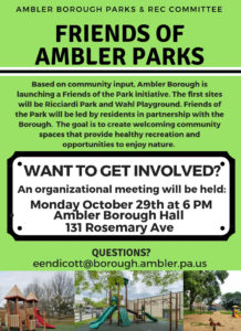 Icon of Friends Of Parks Meeting Flyer